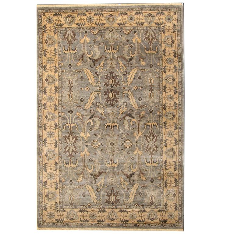 Keno damask mist rug