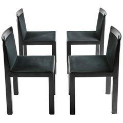Set of Four "Teatro" Chairs by Aldo Rossi for Molteni 8