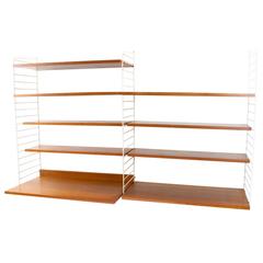 1960s Swedish Shelving System/Wall Unit by Nisse, Nils Strinning for String