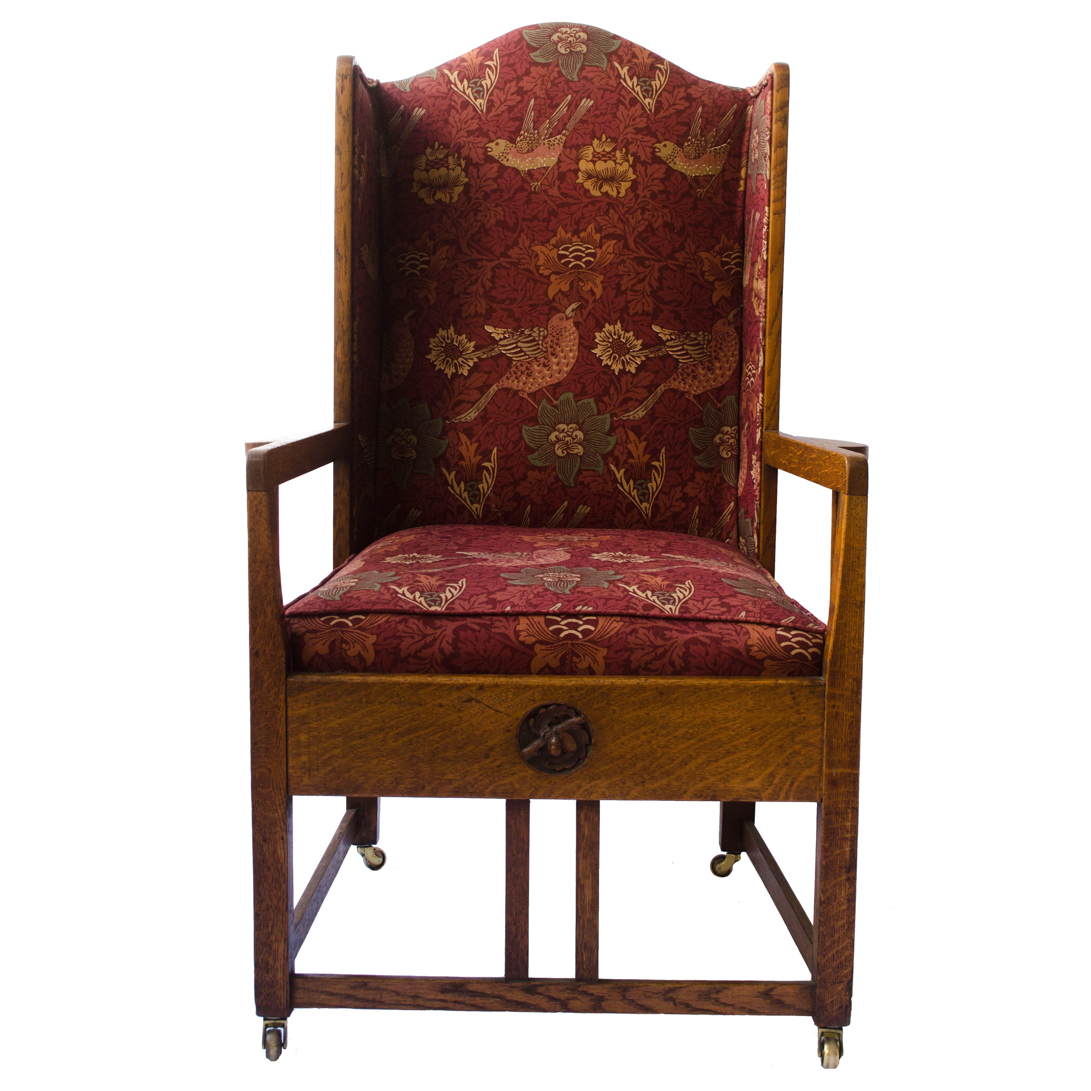 Arts and Crafts Armchair by G. M. Ellwood and J. S. Henry For Sale at