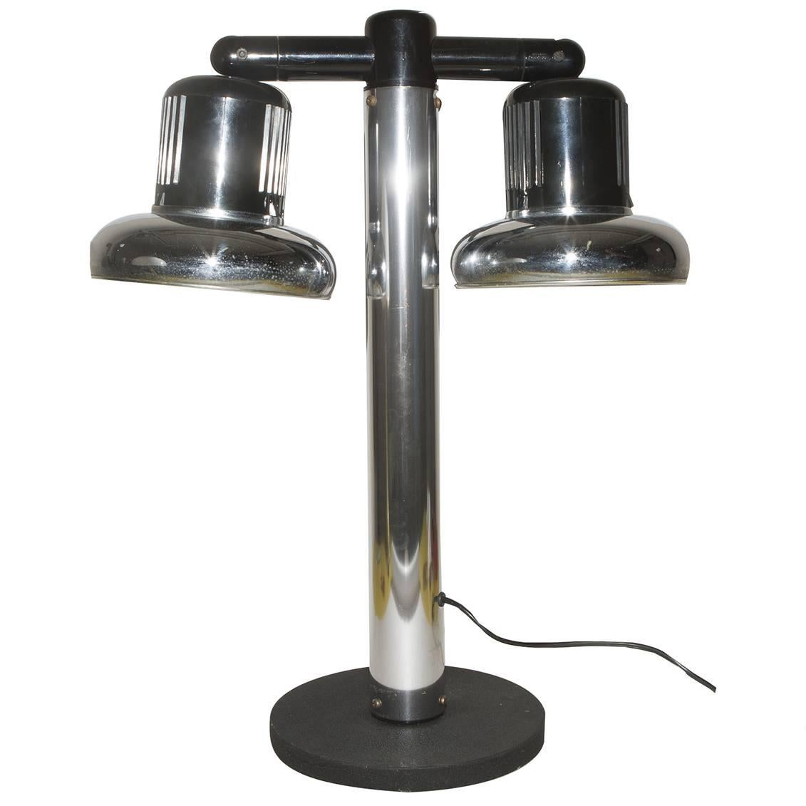 Table Lamp, Gae Aulenti, Livio Castiglioni, Stilnovo, 1970s, Italy For Sale