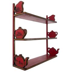 Retro Teapot Design Shelf 7