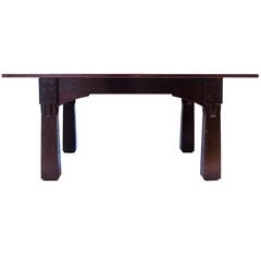 M H Baillie Scott A Cuban Mahogany Dining Table From The Liverpool School Of Art