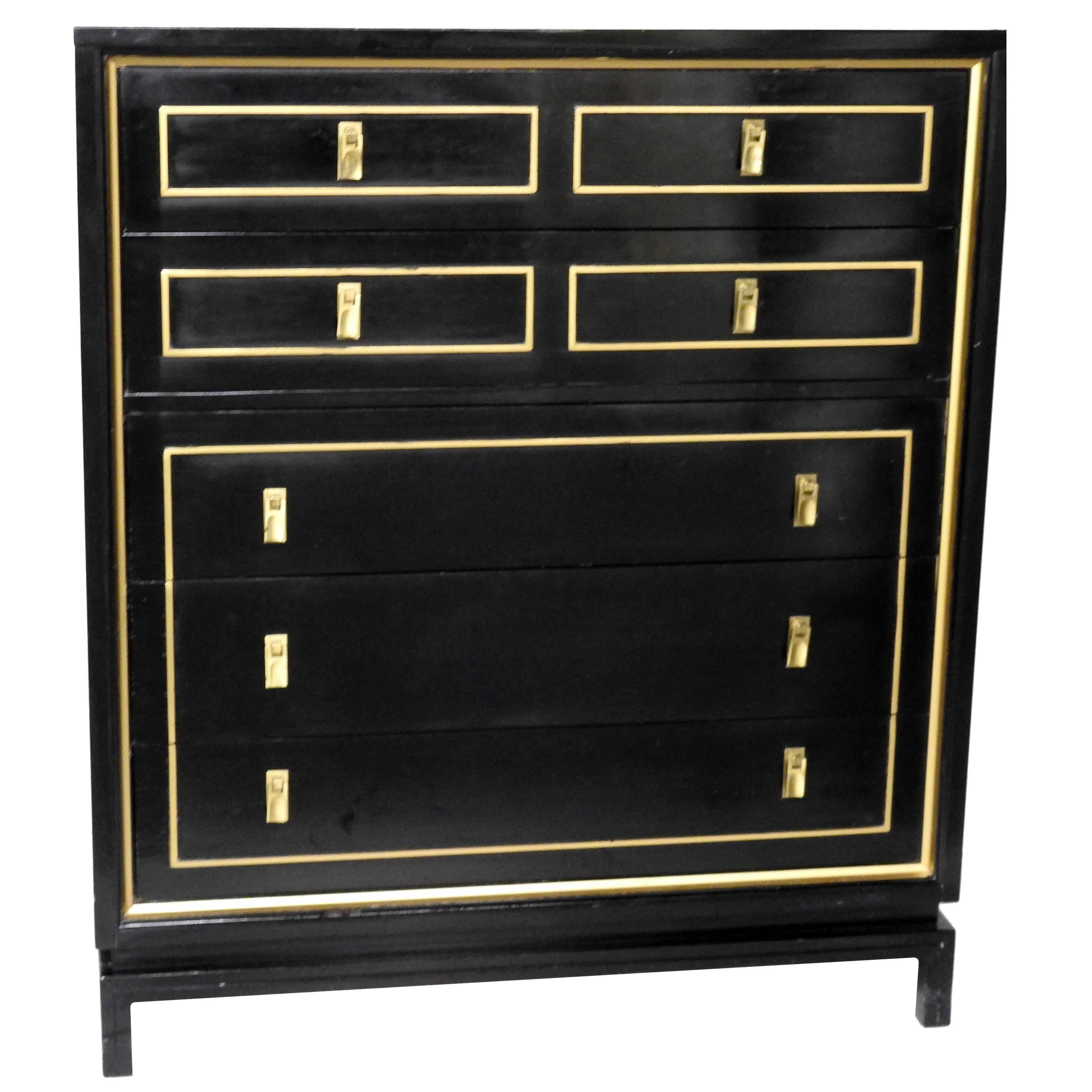 American of Martinsville Hollywood Regency Chest of Drawers