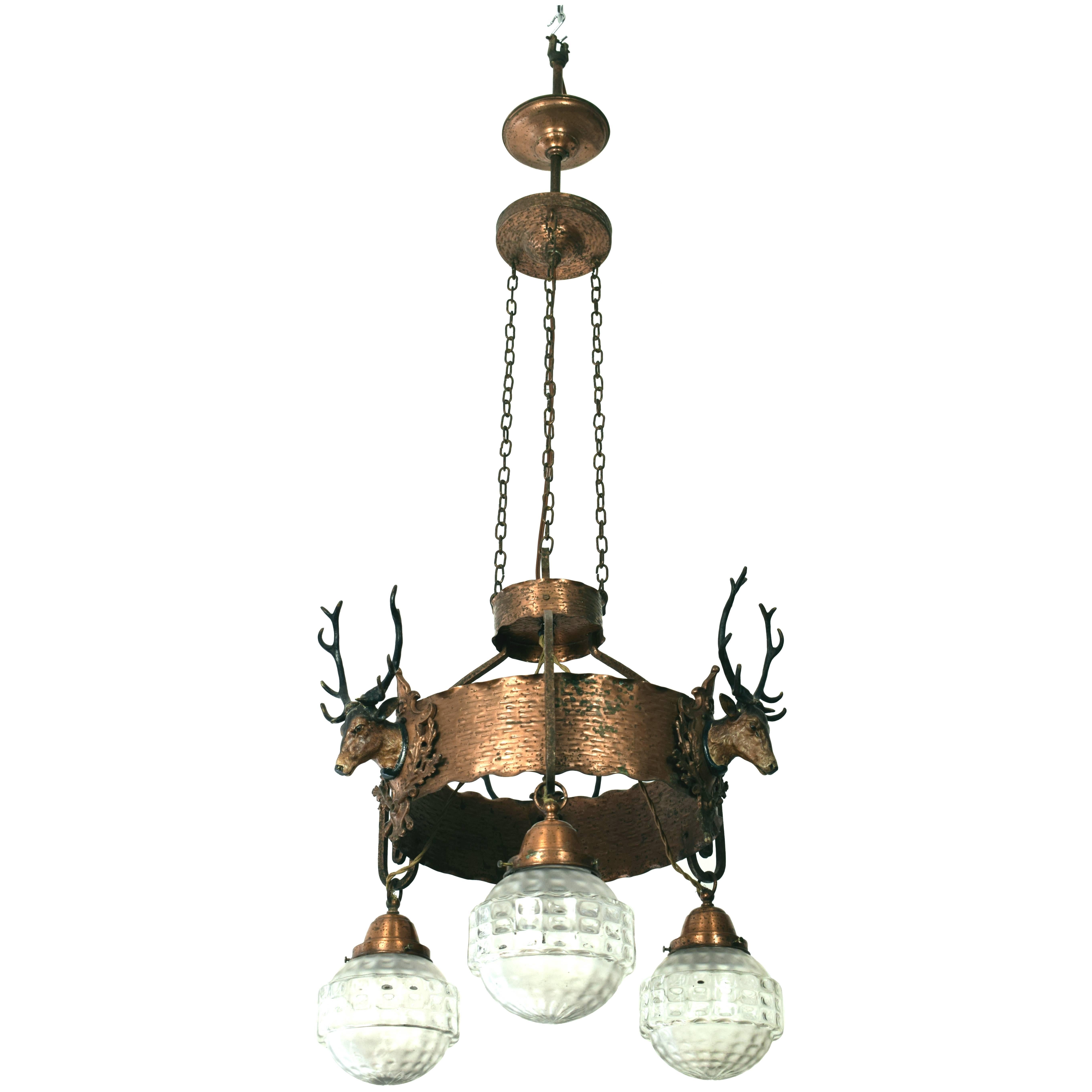 Exquisite Chandelier of an Austrian Hunting Lodge