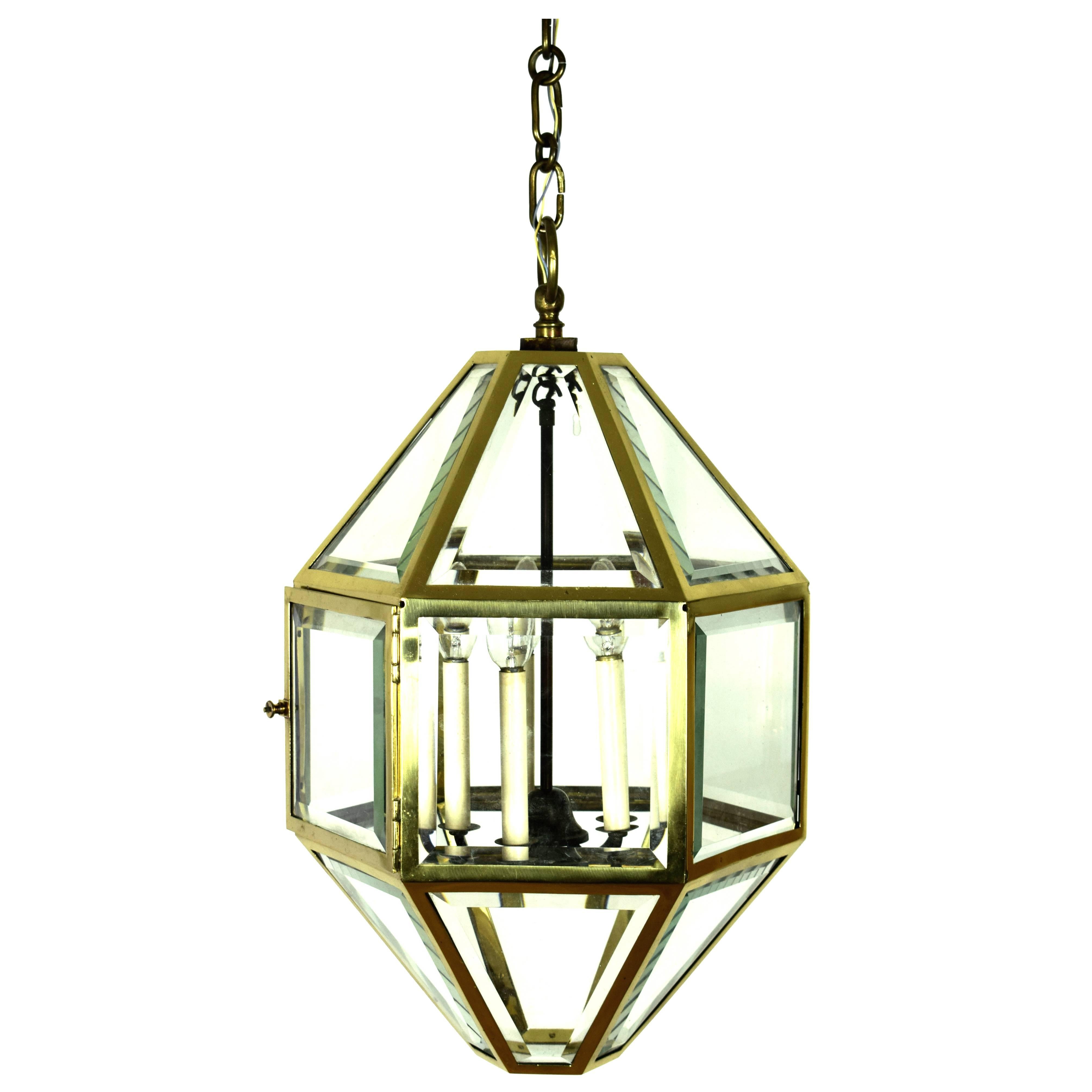 Very Large Vienna Secession Pendant Lamp by Josef Hoffmann For Sale