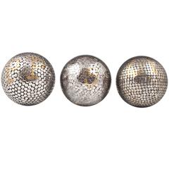 19th Century Bocce Balls, Italy or France, Set of Three 9