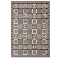 Large Modern Scandinavian/Swedish Geometric Design Rug