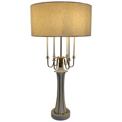 Impressive, Soaring Chandelier Table Lamp in the Style of Tommy Parzinger