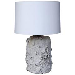 Faux Barnacle-Covered Lamp