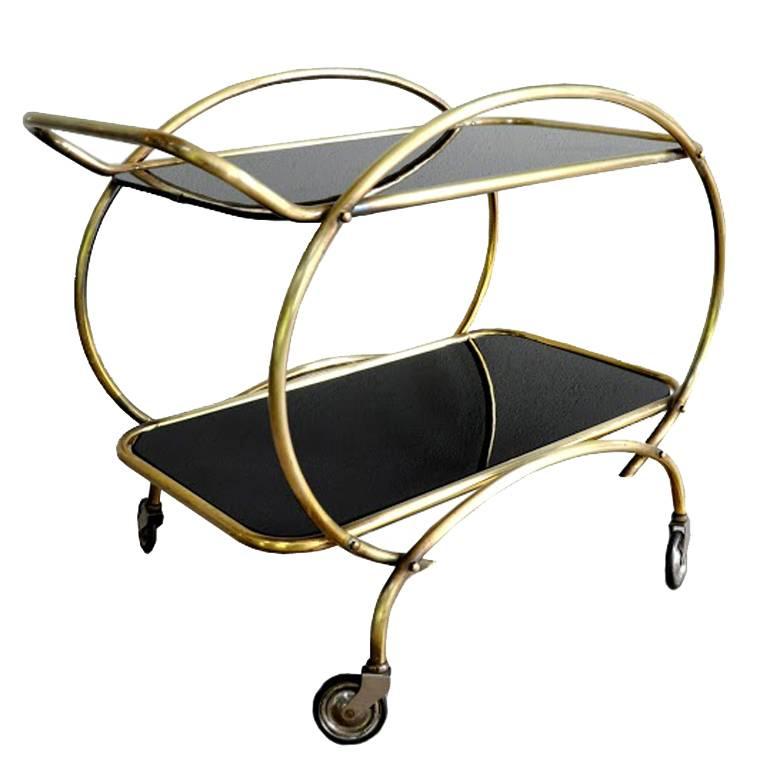Mid-Century Serving Cart For Sale