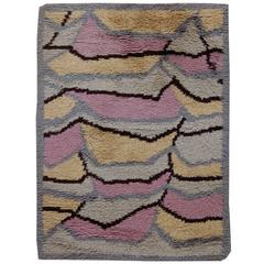 Vintage Swedish Rya Rug 12