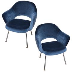 Pair of Eero Saarinen Executive Armchairs for Knoll
