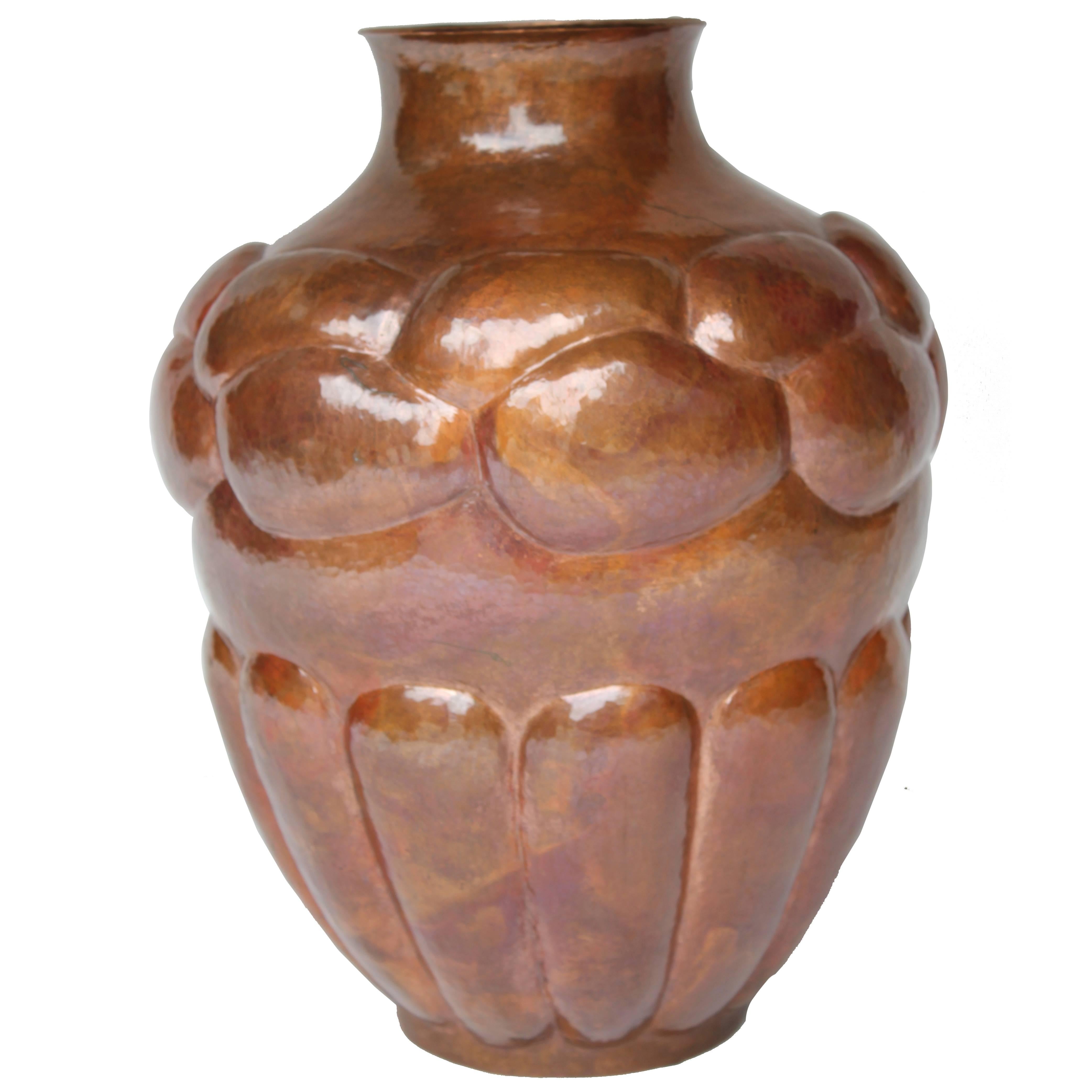 Mexico, Hand-Wrought Copper Vase II