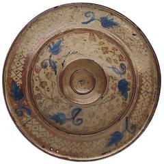16th Century Spanish Hispano Moresque Copper Lustre Charger 5