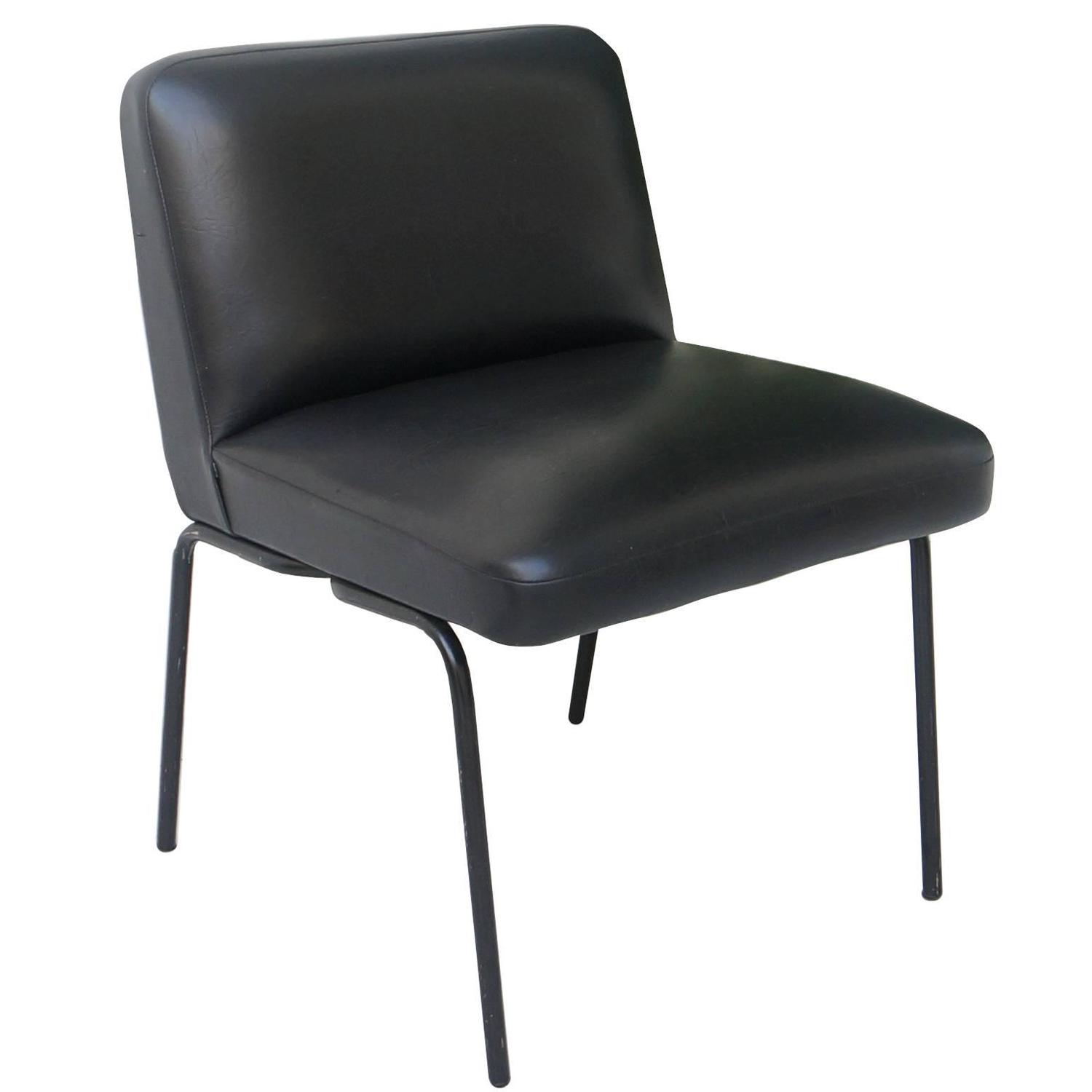 Faux leather lounge chairs 172 for sale at 1stdibs