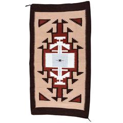 Handwoven Vintage Wool Navajo Rug