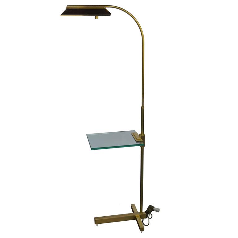 Brass And Cut Glass Pharmacy Floor Lamp By Caa For At 1stdibs Brass Pharmacy Floor Lamp By Caa