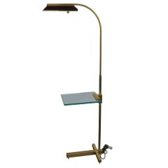 Retro Brass Pharmacy Floor Lamp by Casella