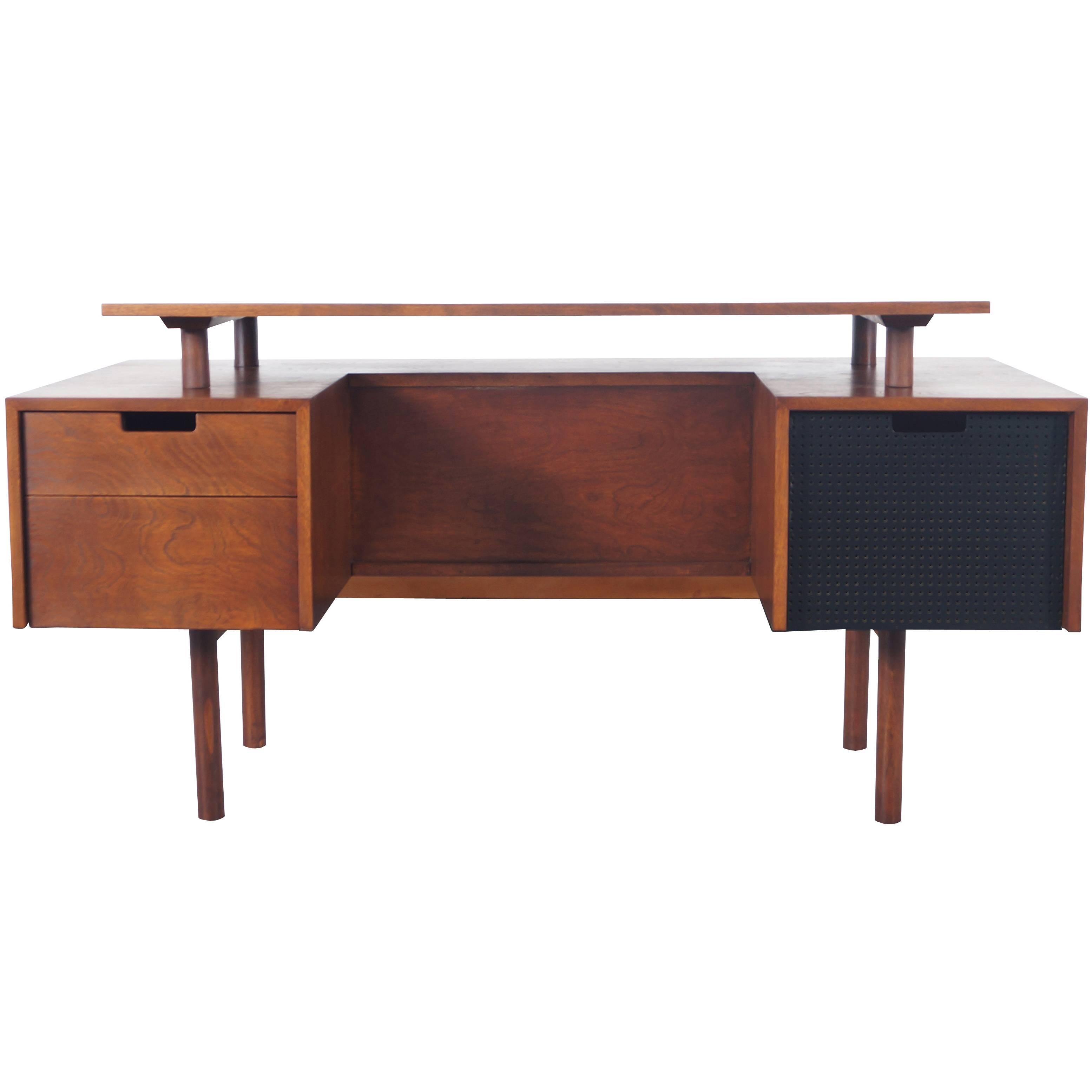 Early Floating Top Desk by Milo Baughman