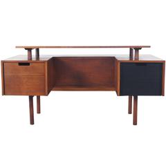 Early Floating Top Desk by Milo Baughman