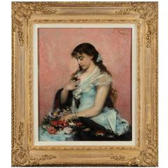 Young Lady with a Garland of Flowers 6