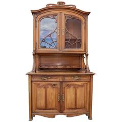 Art Nouveau Breakfront Cabinet