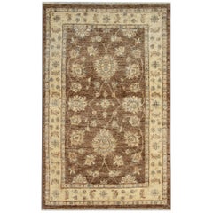 Retro Brown Rug Hand Made Carpet Living room Rugs, with Oriental Rugs Design