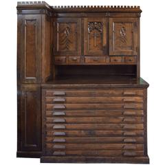 Antique American Vestment Cabinet