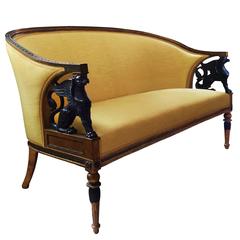 Early 19th Century Swedish Empire Style Settee