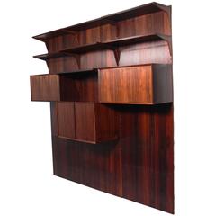 Danish Modern Rosewood Wall Unit #2 by Poul Cadovius