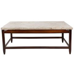 Sergio Rodrigues Marble-Top Coffee Table 3