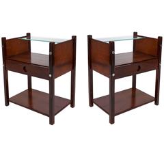 Pair of Sergio Rodrigues 'Yara' Side Tables 1