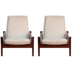 Pair of Sergio Rodrigues 'Vronka' Armchairs 8