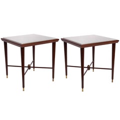 Liceu De Artes & Oficio Marble-Top Side Tables