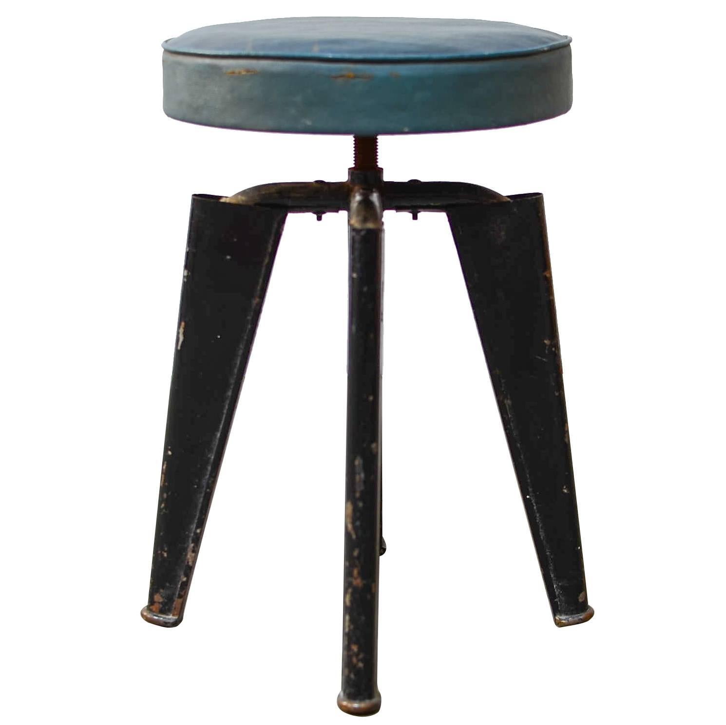 Clemenceau Stool by Dominique, 1960s, France For Sale