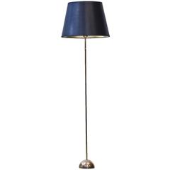 1960s Scandinavian Brass Floor Lamp by Bergboms