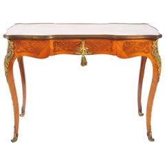Louis XVI style 19th Century French Inlaid Side Table