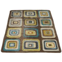 Angela Adams Geometric Custom Designed Wool Area Rug