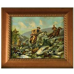 Antique Chromolithograph of Teddy Roosevelt 2