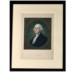 Chromolithograph of George Washington, Antique