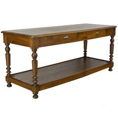 19th Century French Table de Drapier or Work Table