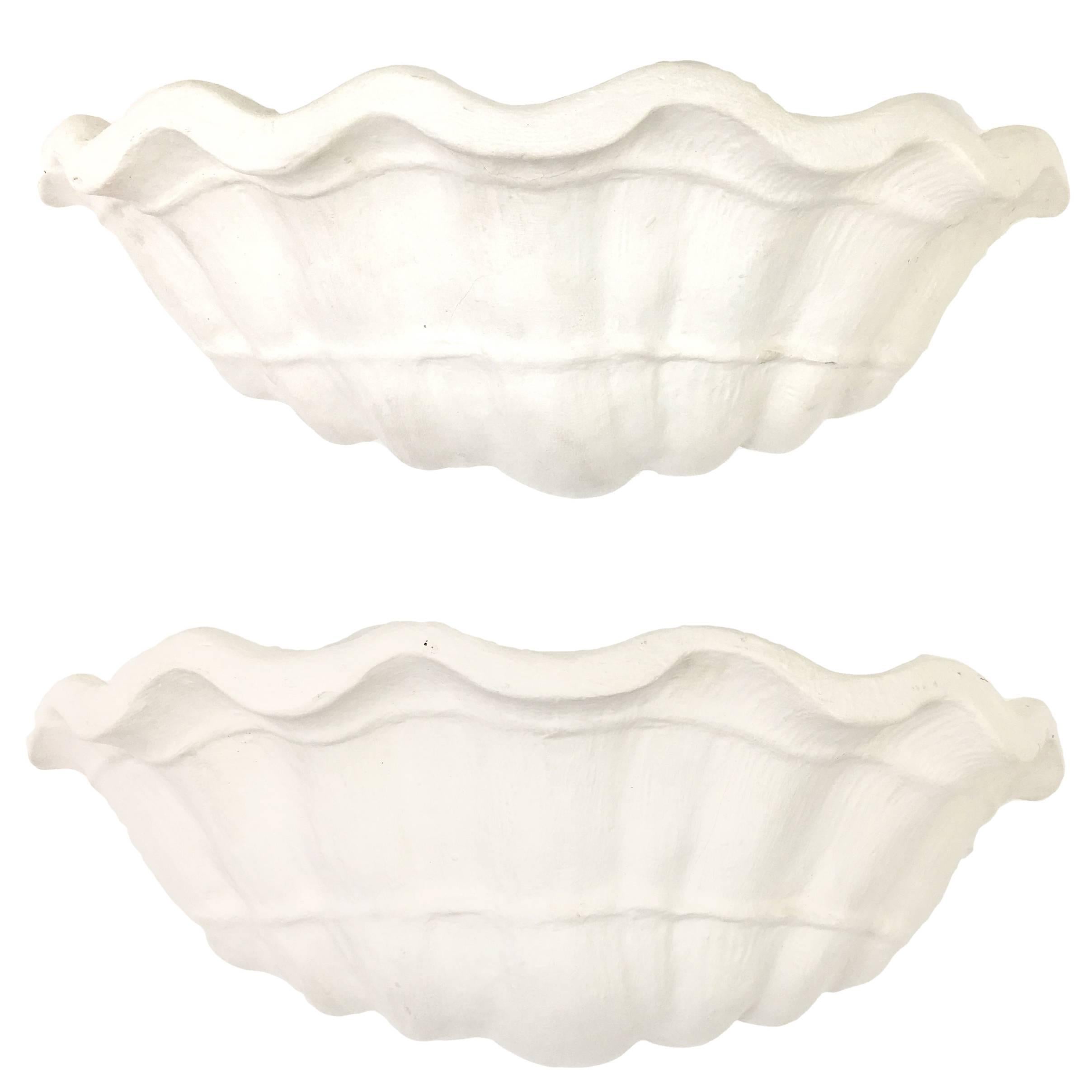 Custom Shell Form Wall Sconces For Sale