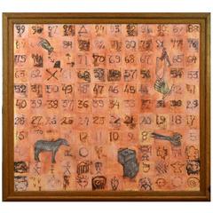 'Symbols' Avant Garde Abstract by Gabriel Orenstein, Uruguay and Miami 10