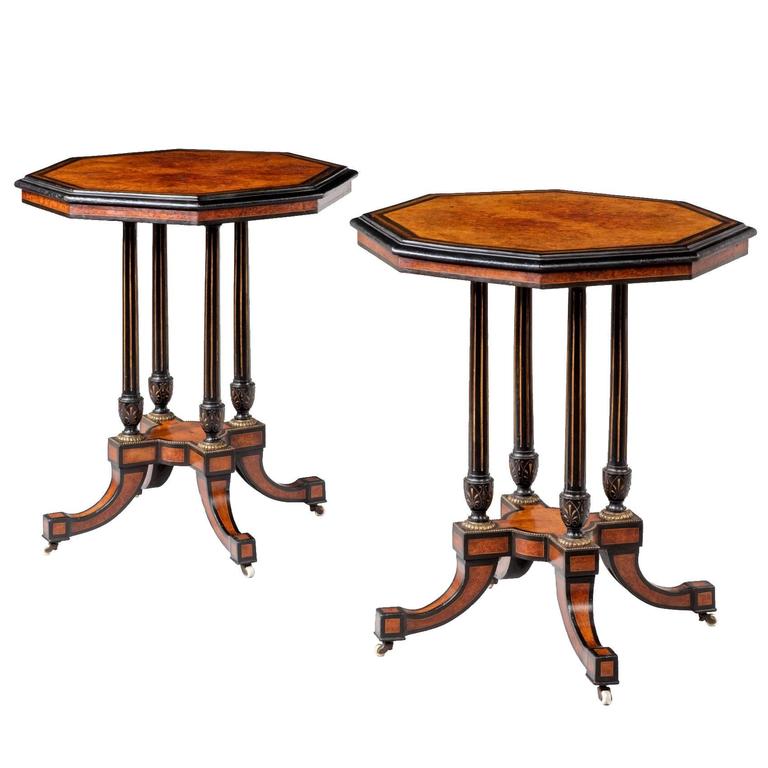 Pair of Antique Side Tables at 1stDibs