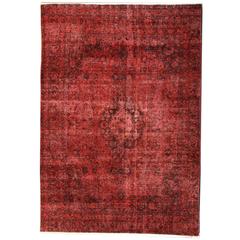 Vintage Persian Rugs, Red Rug, Carpet from Iran