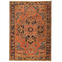 Antique Persian Heriz Rug