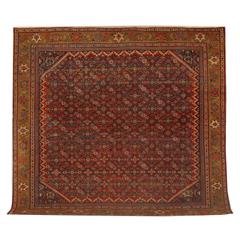 Antique Persian Ziegler Mahal Rug from Sultanabad 8
