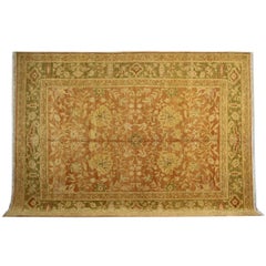 Tapis oriental grandeur nature, tapis indiens, tapis anciens, tapis de style Ziegler or