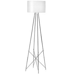 White Shade Ray F2 Floor Lamp by Rodolfo Dordoni for Flos, Italy Modern Light